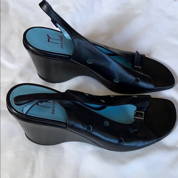 Thierry Rabotin: Beautiful Condition Black Wedge - Picture 2 of 8